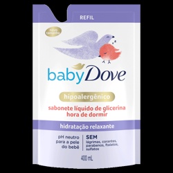 Sabonete Dove Liq Baby 400ml Relaxante Refil