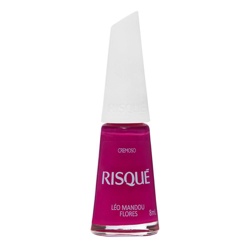 Esmalte Risque 8ml Leo Mandou Flores