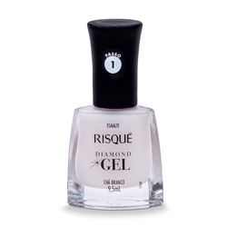 Esmalte Risque 8ml Gel Cha Branco