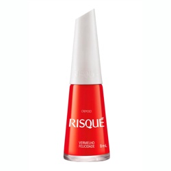 Esmalte Risque Cl 8ml Vermelho Felicidade