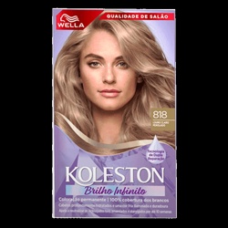 Tintura Koleston 818 Louro Claro Perola