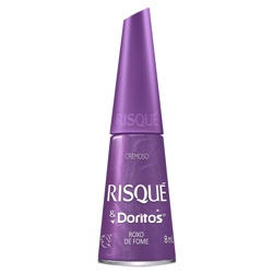 Esmalte Risque Cl 8ml Cr Roxo De Fome @