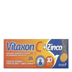 Vitaxon Zinco C/10cprs Eferv Laranja