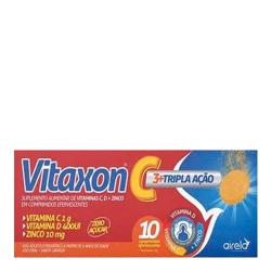 Vitaxon Tripla Acao C+d+zinco 10 Comp Ef