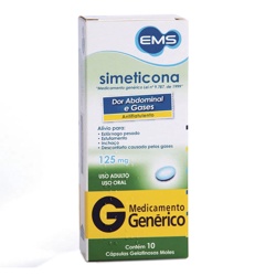 Simeticona 125mg C/10caps Ems