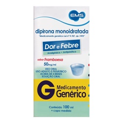 Dipirona Sodica 50mg 100ml Ems