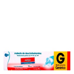 Maleato Dexclorfeniramina 10mg Cr 30gr
