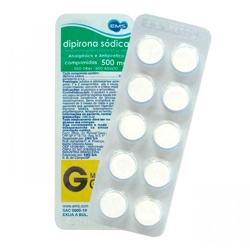 Dipirona Sodica 500mg C/10cprs  Ems