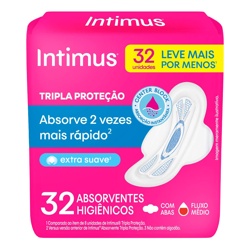 Absorvente Int Gel Normal Suave C/abas 32und