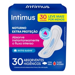 Absorvente Int Gel Noturno Suave Aba C/30