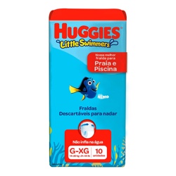 Fralda Huggies Praia/piscina G/xg 10un