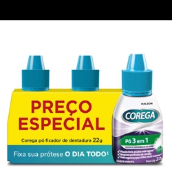 Corega Kit Po Sem Sabor 3 Em 1 3x22g