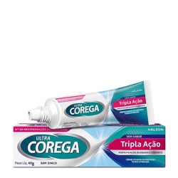 Corega Creme Tripla Acao S/sabor 40gr