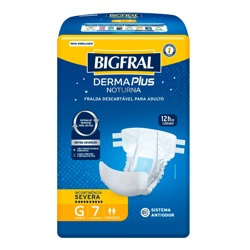 Fralda Bigfraldaal Derma Plus Noturna G C/07