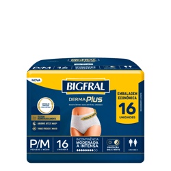 Fralda Bigfraldaal Pants P/m 16un
