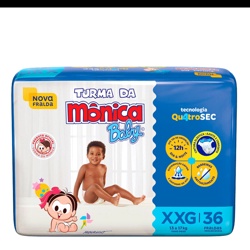 Fralda T Monica Baby Mega Xxg 36
