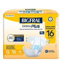 Fralda Bigfraldaal Derma Plus Econ G C/16