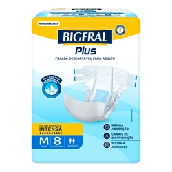 Fralda Bigfraldaal Regular Plus M C/8