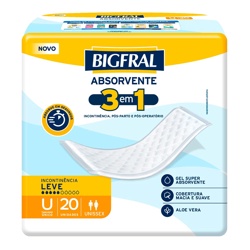 Absorvente Bigfral Regular Plus 20un