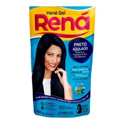 Hene Rena Gel Preto Azulado 180g