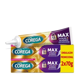 Corega Kit Creme Ultra 2x68g