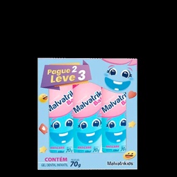 Malvatrikids Gel S/fluor Baby 70g L3p2
