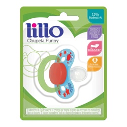 Chupeta Lillo Funny Orto Sil T2 Azul