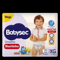 Fralda Babysec Shortinho Mega Xg C/22(6)