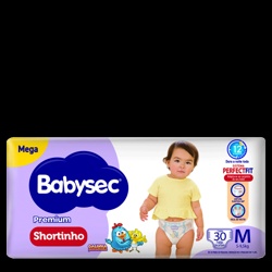 Fralda Babysec Shortinho Mega M C/30(6)