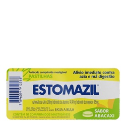 Estomazil Abacaxi C/10 Pastilhas