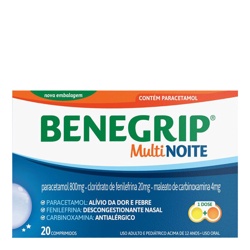 Benegripe Multi Noite 20comp