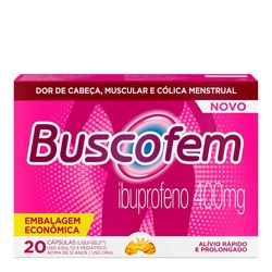 Buscofem 400mg C/20caps