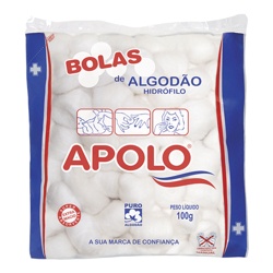 Algodao Apolo Bola 100gr C/10und
