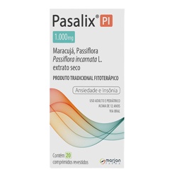 Pasalix Pi 1000mg C/20 Cprs