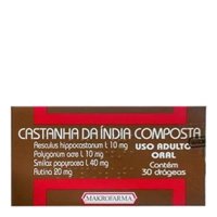 Castanha Da India C/30 Drg Makrofar