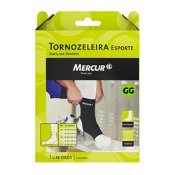 Tornozeleira Sport 3mm Gg Preta Bc0045ds