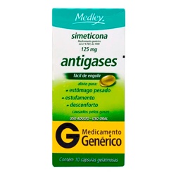 Simeticona 125mg C/10caps Medley