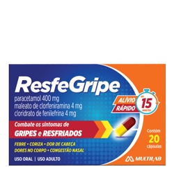 Resfegripe 400+4+4mg Cap Dura 20cap Mtl