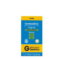 Loratadina 1mg/ml 100ml Cimed