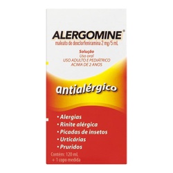 Alergomine 2 Mg Xp 120 Ml