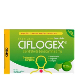 Ciflogex 3mg C/12 Past Menta/limao