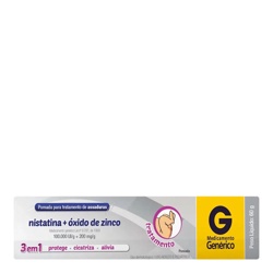 Nistatina + Oxido Zinco Pom 60g