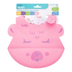 Babador Lolly Silicone Pega Migalhas F