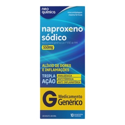 Naproxeno Sod 550mg G Neo C 10cpr