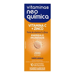 Vitamina C 1g+zinco C/10 Cpd Neo Quimica
