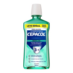Cepacol Menta Ice S/alcool  L500 P350 Ml