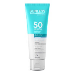 Protetor Sol Facial Fps50 S/cor Sunless 60g