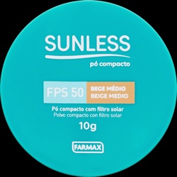 Po Compacto Sunless Bege Medio Fps50 10g
