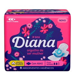 Absorvente Diana Suave C/ab C/08un