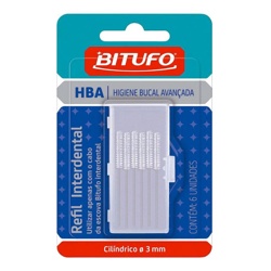 Escova Dental Bitufo Interdental Refil Cilind 6un